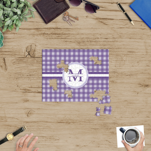 Gingham Print Jigsaw Puzzle 252 Piece - In Context