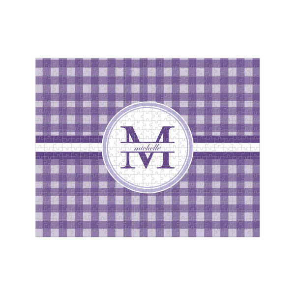 Custom Gingham Print 500 pc Jigsaw Puzzle (Personalized)