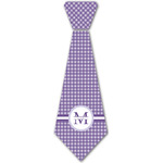 Gingham Print Iron On Tie - 4 Sizes w/ Name and Initial