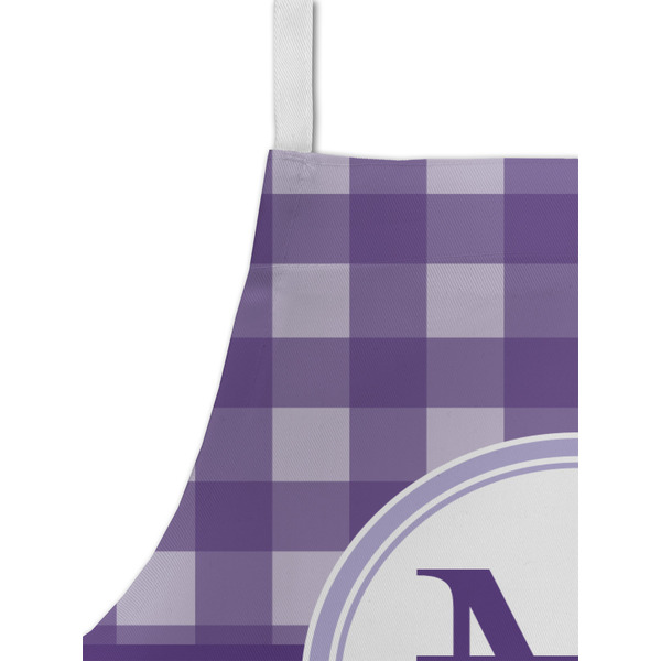 Gingham Print Kid's Aprons - Detail