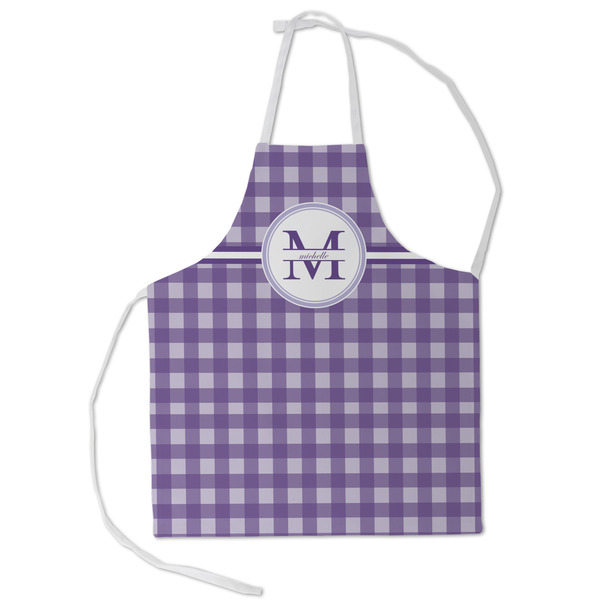 Custom Gingham Print Kid's Apron - Small (Personalized)