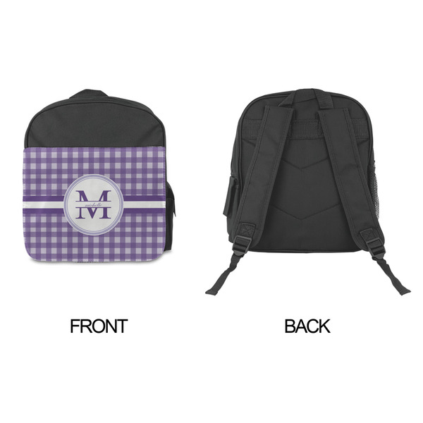 Gingham Print Kid's Backpack - Approval