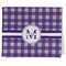 Gingham Print Kitchen Towel - Poly Cotton w/ Name and Initial