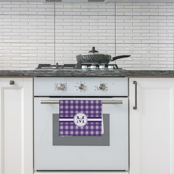 Gingham Print Kitchen Towel - Poly Cotton - Lifestyle
