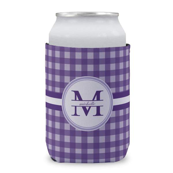 Gingham Print Can Sleeve