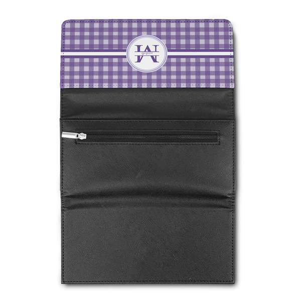 Gingham Print Ladies Wallet  (Personalized Opt)