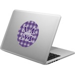 Gingham Print Laptop Decal (Personalized)