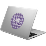 Gingham Print Laptop Decal (Personalized)