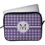 Gingham Print Laptop Sleeve / Case - 11" (Personalized)