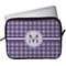 Gingham Print Laptop Sleeve / Case - 15" (Personalized)