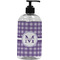 Gingham Print Plastic Soap / Lotion Dispenser (Personalized)