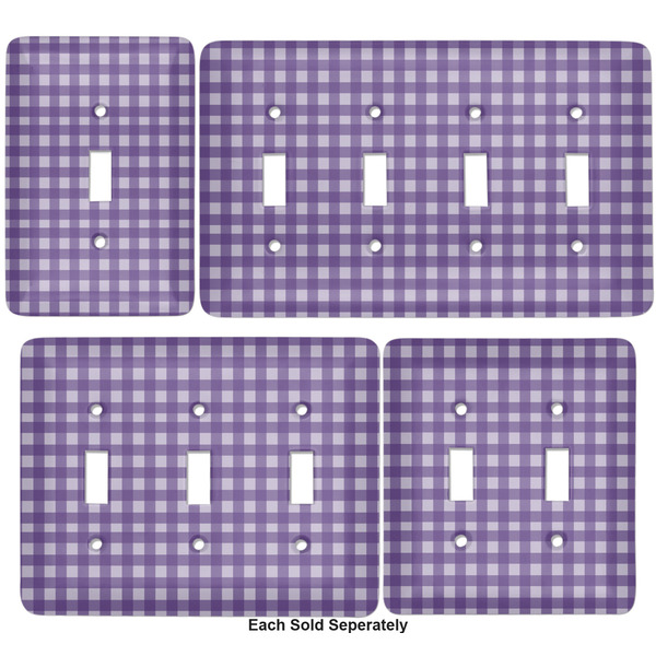 Gingham Print Light Switch Covers all sizes