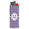 Gingham Print Case for BIC Lighters (Personalized)