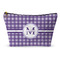 Gingham Print Structured Accessory Purse (Front)
