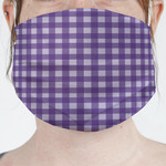 Gingham Print Face Mask Cover