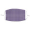 Gingham Print Adult Cloth Face Mask - XLarge