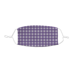 Gingham Print Kid's Cloth Face Mask - XSmall