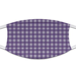 Gingham Print Cloth Face Mask (T-Shirt Fabric)