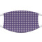 Gingham Print Cloth Face Mask (T-Shirt Fabric)