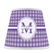 Gingham Print Poly Film Empire Lampshade - Front View