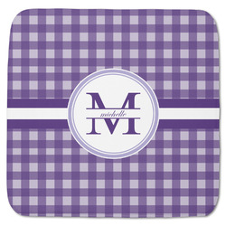 Gingham Print Memory Foam Bath Mat - 48"x48" (Personalized)