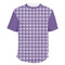 Gingham Print Men's Crew T-Shirt - Large