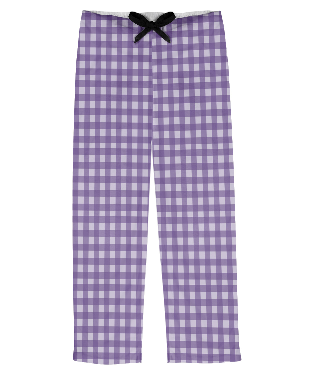 Custom Gingham Print Mens Pajama Pants | YouCustomizeIt