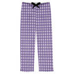 Gingham Print Mens Pajama Pants - XL