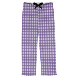 Gingham Print Mens Pajama Pants