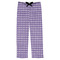 Gingham Print Mens Pajama Pants - XS