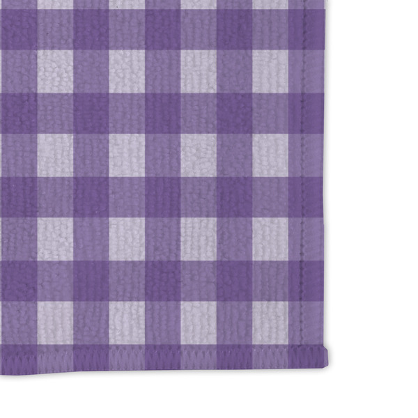Gingham Print Microfiber Dish Rag - DETAIL