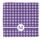 Gingham Print Microfiber Dish Rag - Front/Approval