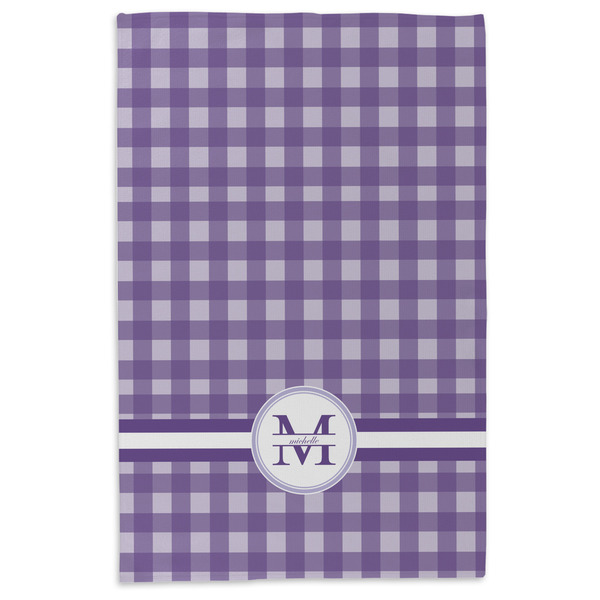 Gingham Print Microfiber Dish Towel - APPROVAL
