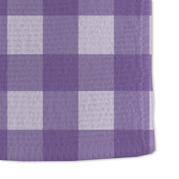 Gingham Print Microfiber Dish Towel - DETAIL