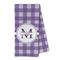 Gingham Print Kitchen Towel - Microfiber (Personalized)