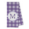 Gingham Print Kitchen Towel - Microfiber (Personalized)