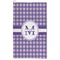 Gingham Print Microfiber Golf Towel (Personalized)