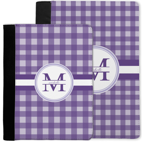 Gingham Print Notebook Padfolio - MAIN