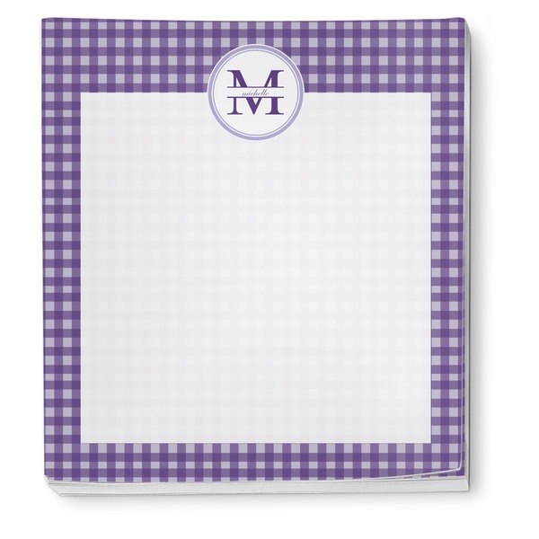 Gingham Print Notepad - Apvl