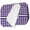 Gingham Print Octagon Placemat - Single front set of 4 (MAIN)