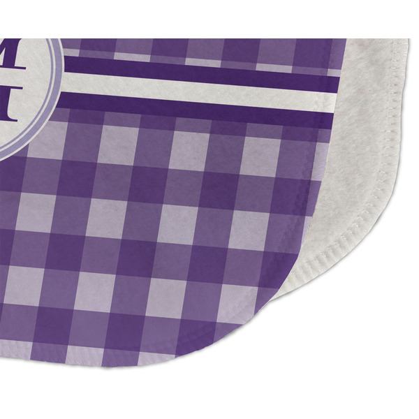 Gingham Print Old Burp Detail