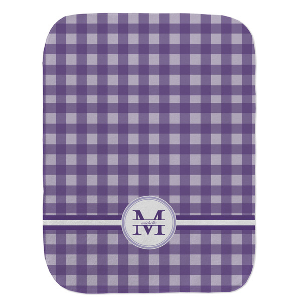 Gingham Print Old Burp Flat