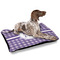 Gingham Print Outdoor Dog Beds - Large - IN CONTEXT