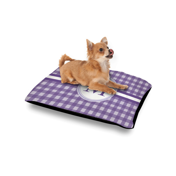 Gingham Print Outdoor Dog Beds - Small - IN CONTEXT