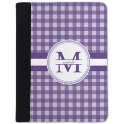 Gingham Print Padfolio Clipboard - Small (Personalized)