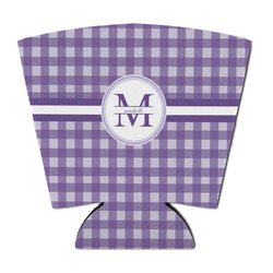 Gingham Print Party Cup Sleeve - with Bottom (Personalized)