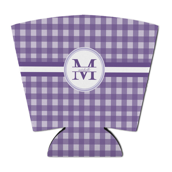 Custom Gingham Print Party Cup Sleeve - with Bottom (Personalized)