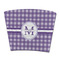 Gingham Print Party Cup Sleeves - without bottom - FRONT (flat)