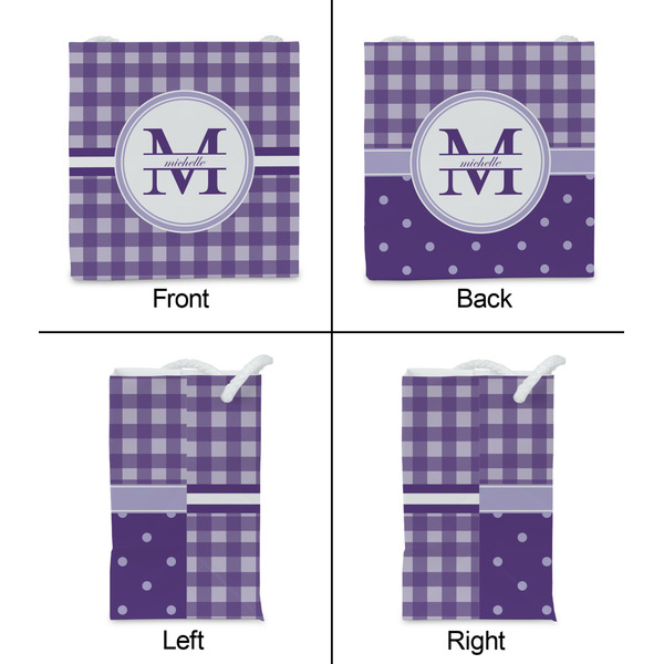 Gingham Print Party Favor Gift Bag - Gloss - Approval