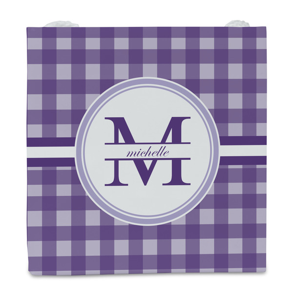 Gingham Print Party Favor Gift Bag - Gloss - Front